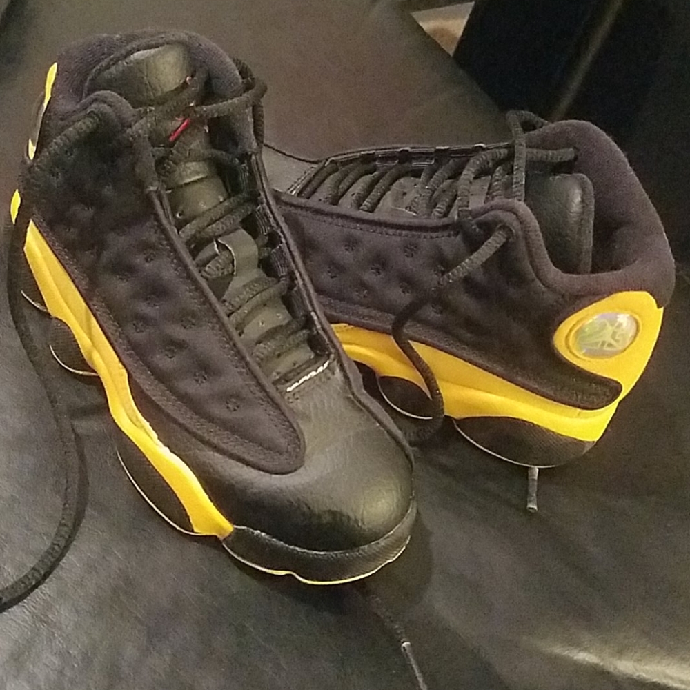 Boys size 12c limited edition Jordan 13's.